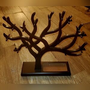Brown Jewelry Tree Stand